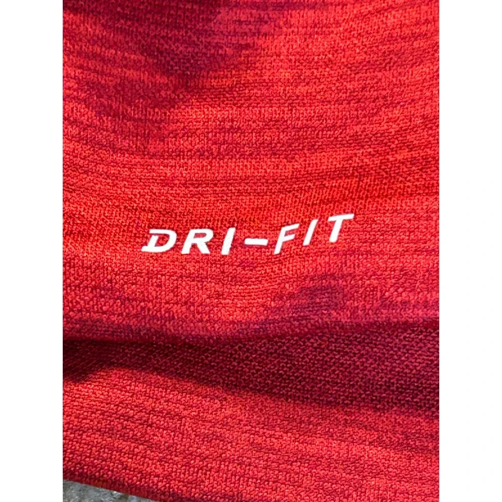 Nike‎ Kids Dri-Fit Full Zip Hoodie Red 12M Athletic ThermaFit